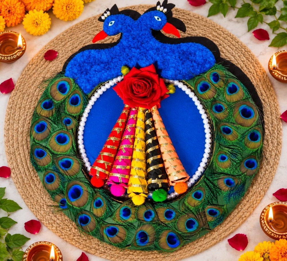 Handcrafted Mehndi Platter